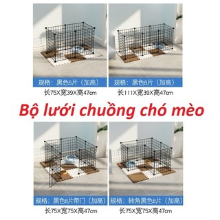   Hỏa tốc HCM   1 tấm tặng 2 chốt  Tấm lưới ghép chuồng cho chó mèo 3 màu trắng đen hồng 