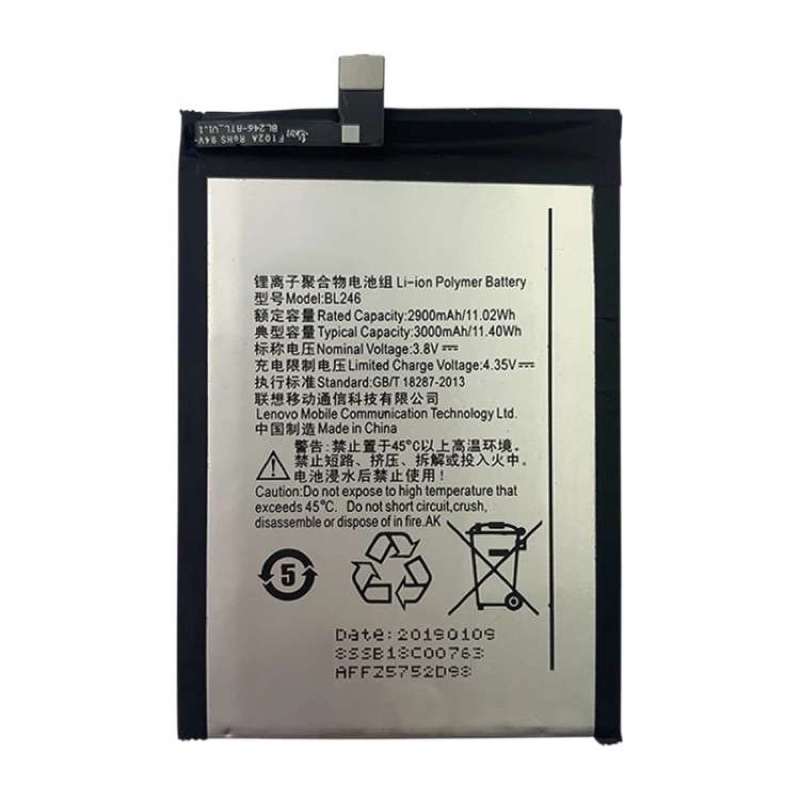 Pin Lenovo Vibe Shot Z90/BL-246(2900mAh).Bảo hành 6 tháng