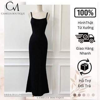 [Hàng Thiết Kế Cao Cấp] Đầm body 2s đuôi cá- CAMELIA BOUTIQUE