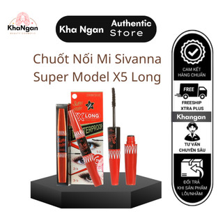 Chuốt nối mi 2 đầu Sivanna Super Model X5 Long