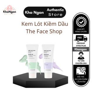Kem lót kiềm dầu và hiệu chỉnh tông da The Face Shop Air Cotton Makeup Base SPF30 PA++ TFS 40ml