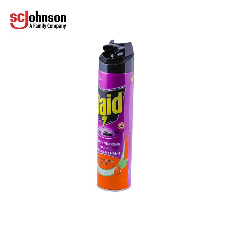 Bình xịt côn trùng,xịt muỗi Raid 600ml chính hãng