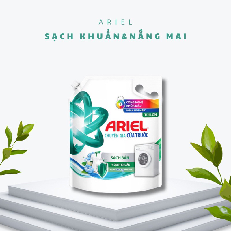 Nước giặt Ariel Cửa Trước Nhiều Mùi Hương - Túi 3.2-3,05 kg