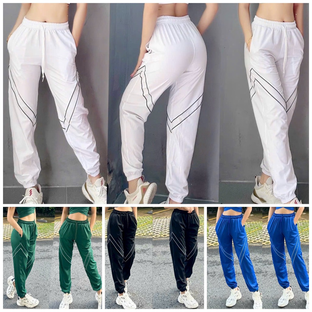 Quần thể thao jogger nữ thun co giãn 4 chiều tập gym yoya erobic