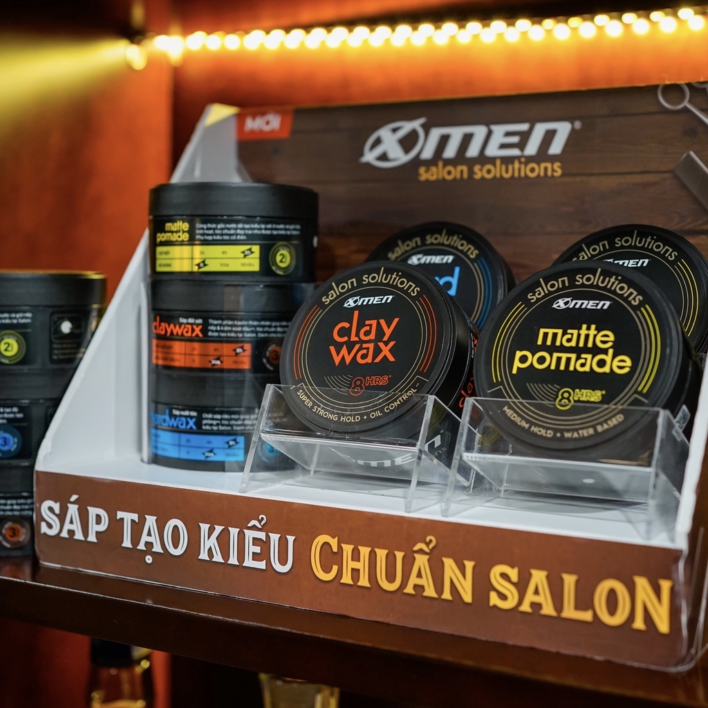 Sáp Vuốt Tóc Xmen Clay Wax/Hard Wax/Matte Pomade 70g  Chính Hãng-Shop Mĩ Phẩm Tstar