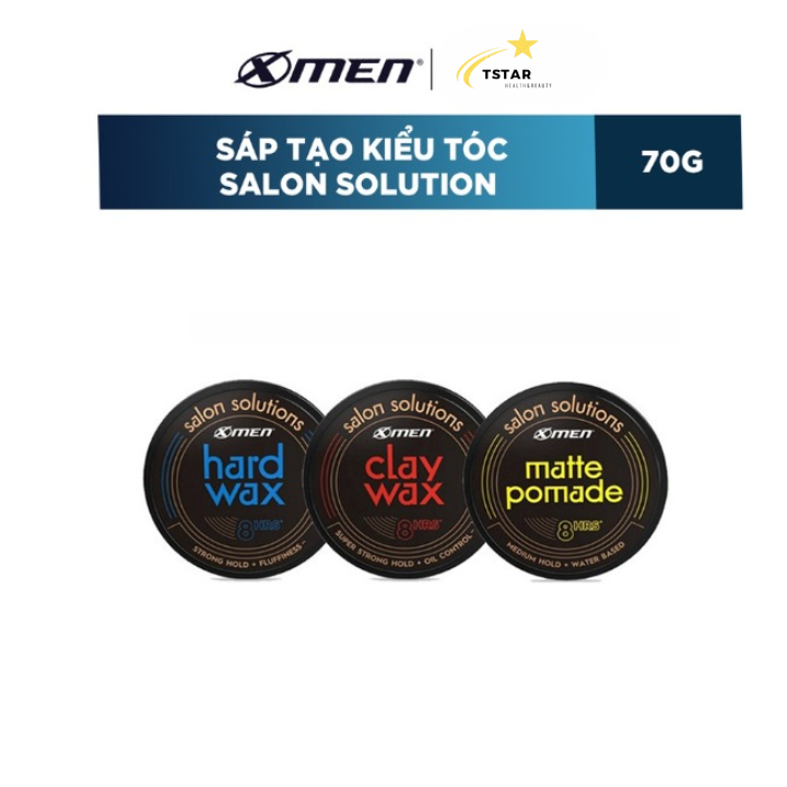 Sáp Vuốt Tóc Xmen Clay Wax/Hard Wax/Matte Pomade 70g  Chính Hãng-Shop Mĩ Phẩm Tstar