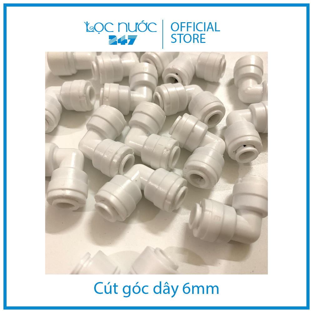 Cút góc dây 6mm nối nhanh