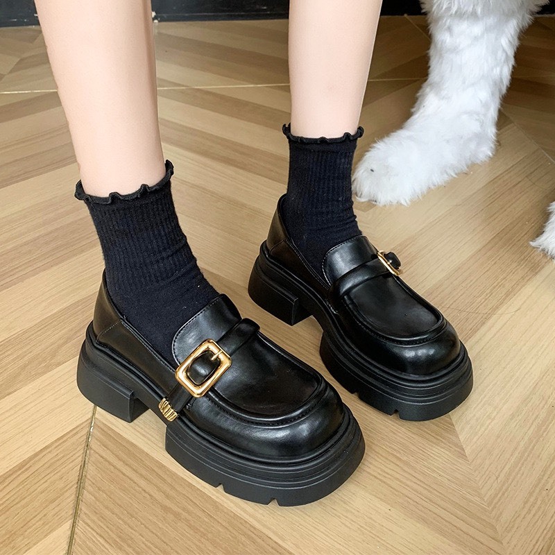 Giày đốc nữ oxford phong cách vintage sang trọng