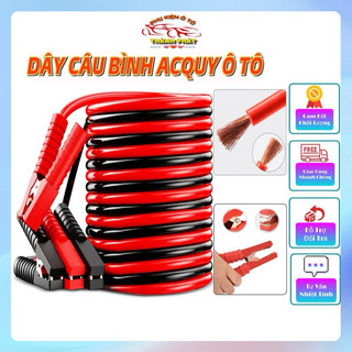 Dây câu bình ắc quy 12v chịu tải 2000AMP hỗ trợ khởi động và cứu hộ ô tô xe hơi trong tình huống khẩn cấp.