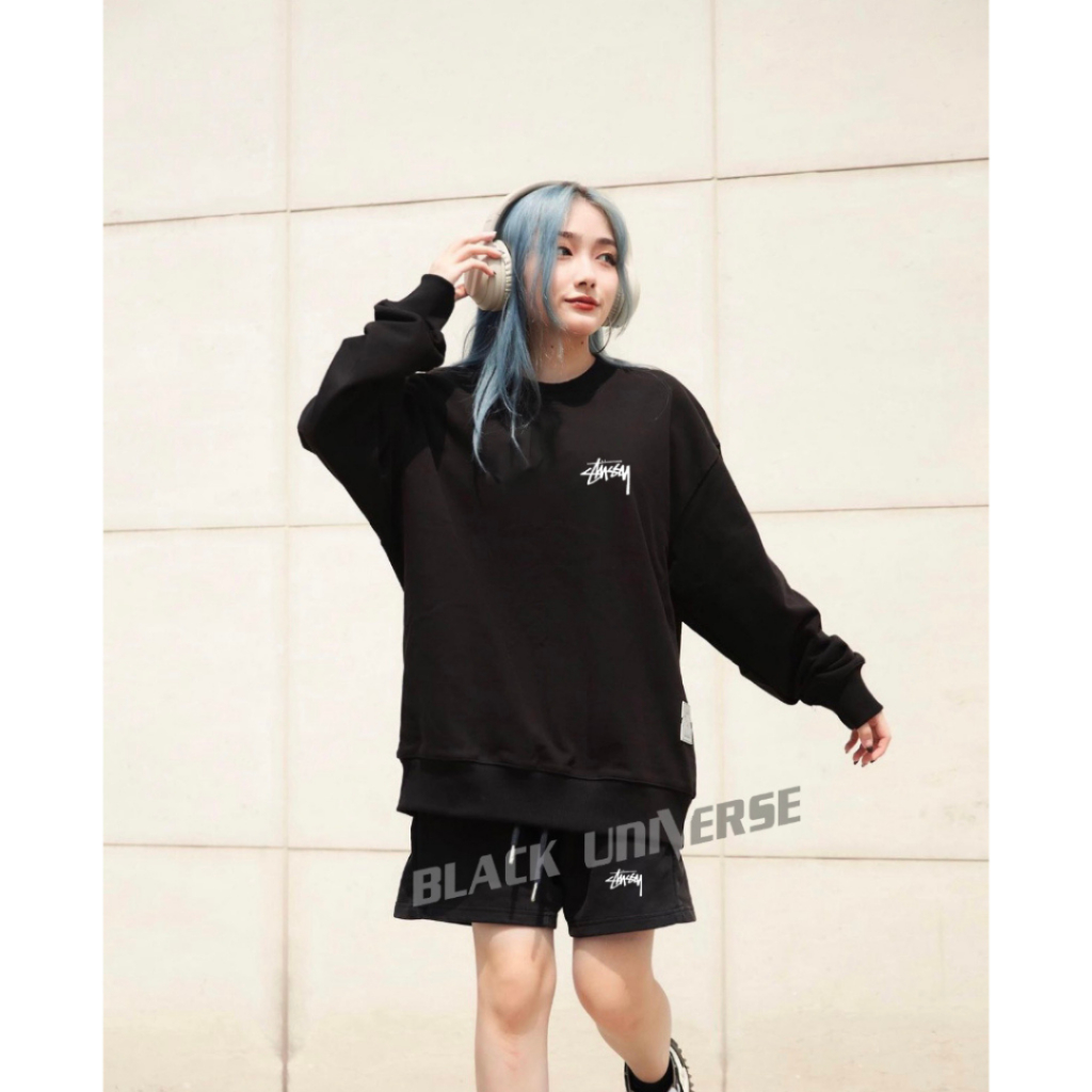 Áo Sweate Stussy Nỉ Bông Cotton Cao Cấp, Áo Nỉ Localbrand Unisex