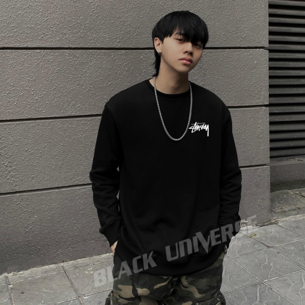 Áo Sweate Stussy Nỉ Bông Cotton Cao Cấp, Áo Nỉ Localbrand Unisex