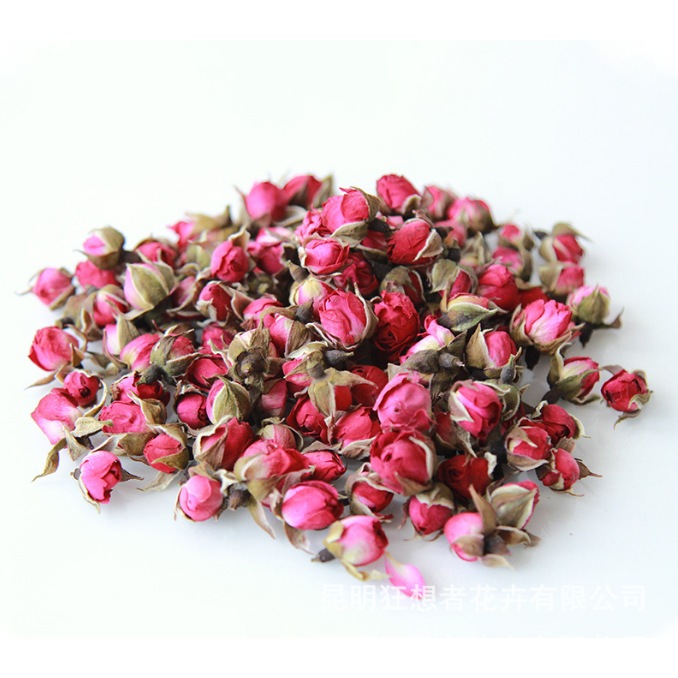 Nụ hoa hồng khô dùng trang trí resin, thiệp, nến handmade