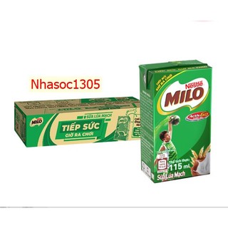 Thùng sữa lúa mạch nestlé milo 48 hộp 110ml - date mới