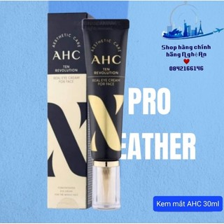 Kem mắt ahc ageless real eye cream for face vỏ đen vàng