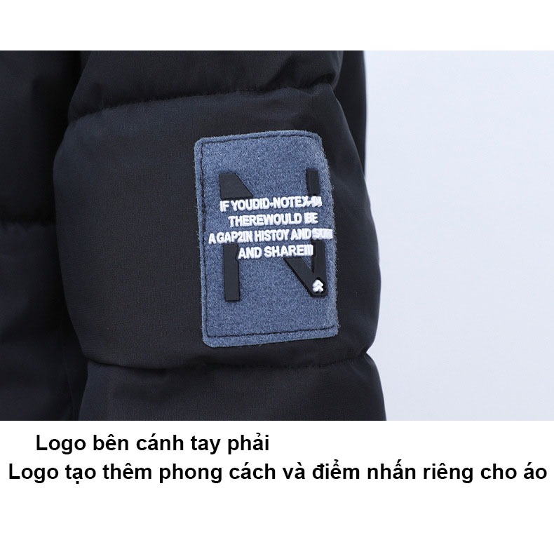 Áo khoác phao nam mùa đông có mũ áo phao nam thời trang ulzzang hàn quốc giữ ấm tốt