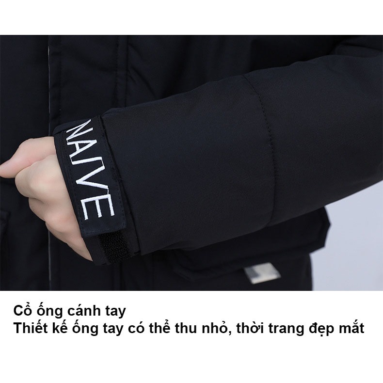 Áo khoác phao nam mùa đông có mũ áo phao nam thời trang ulzzang hàn quốc giữ ấm tốt