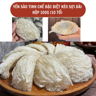 [Mã GROSALE2703 giảm 8% đơn 250K] GIÁ DÙNG THỬ - SET Yến sào tinh chế nguyên chất Khánh Hòa Tặng nguyên liệu chưng