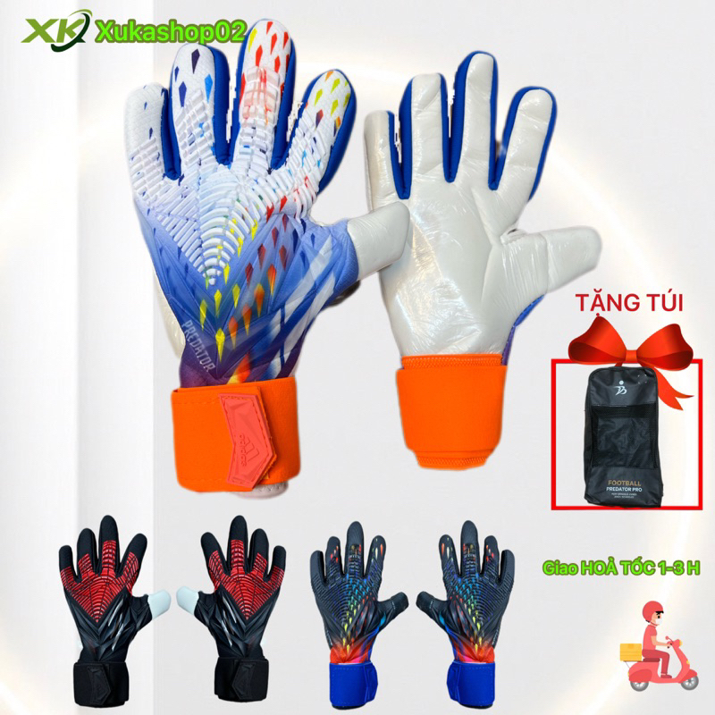 Găng tay thủ môn Dính Bóng size 5,6,7,8,9,10