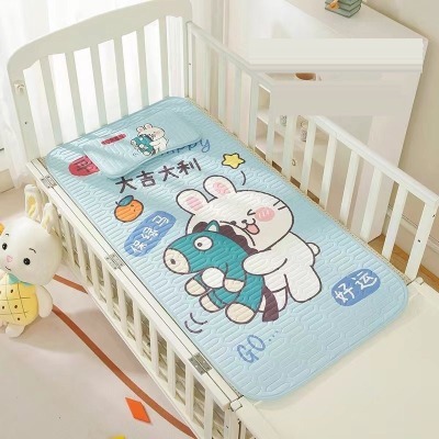 Chiếu Điều Hòa Cao Su Non Kèm Gối Cho Bé, Chiếu Cao Su Non 5D Thoáng Mát Cho Bé Từ Sơ Sinh