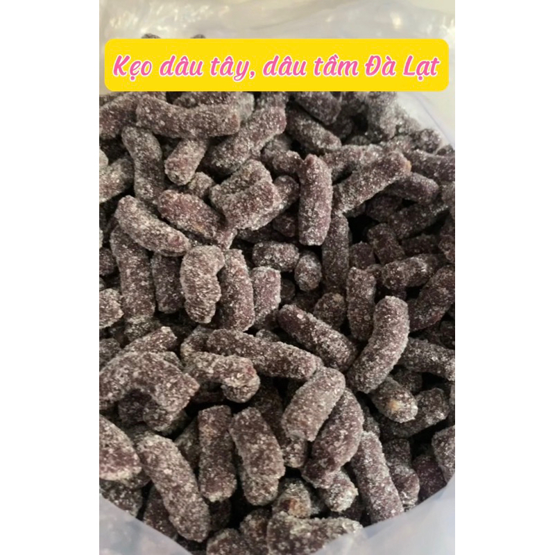Kẹo dâu tây, dâu tằm Đà Lạt túi 200g/350g/500g