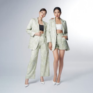 Áo Khoác Blazer Nữ Họa Tiết Hoa Thiết Kế Chính Hãng CE DESIGN FJY005