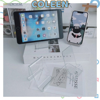 Giá Đỡ Điện Thoại Ipad Arcylic Trong Suốt Nhỏ Gọn Decor Trang Trí Bàn Học COLEEN