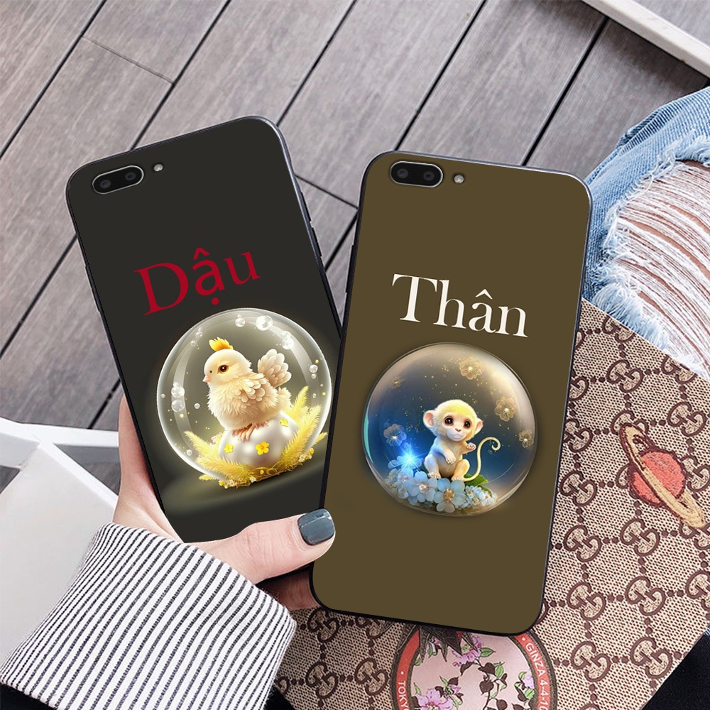 Ốp lưng oppo a3s / oppo a1k / realme c1 / realme c2 in hình 12 con giáp dễ thương