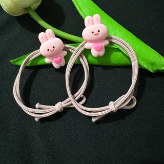 SỈ DÂY CỘT TÓC THỎ HỒNG PHONG CÁCH SIÊU DỄ THƯƠNG