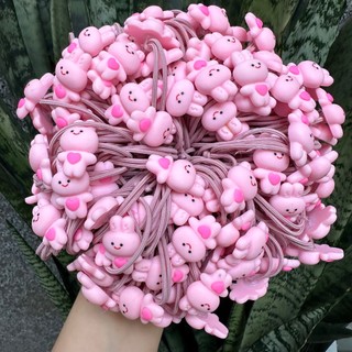 SỈ DÂY CỘT TÓC THỎ HỒNG PHONG CÁCH SIÊU DỄ THƯƠNG