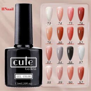 [Phải hơ đèn và top mới khô] Sơn gel thạch Cute goodness 7.3ml trang trí chăm sóc móng làm đẹp nail mi shop 82hoangnam