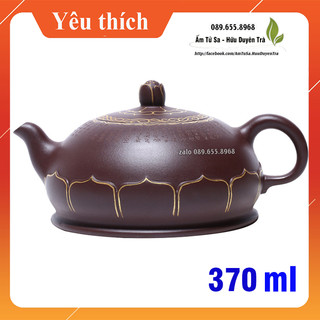 Ấm Tử Sa Phật Liên Đăng (cao cấp) - ấm tử sa nghi hưng cao cấp - pha trà, trà đạo
