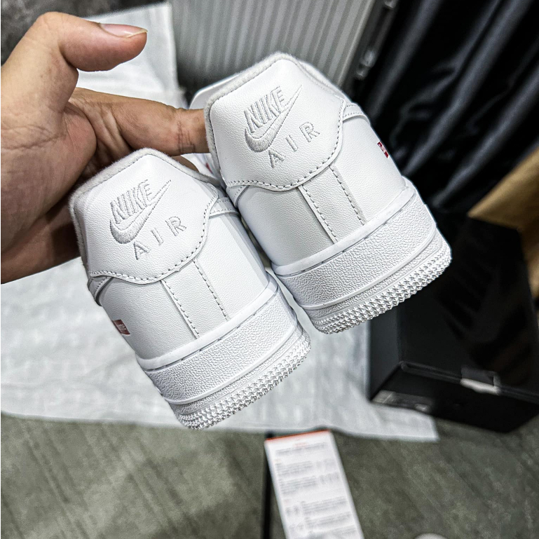 Giày Af1 Supreme trắng đỏ full size 36>43, giày Af1 Supreme bản S.Cấp trung cao cấp-N19  4.9  46