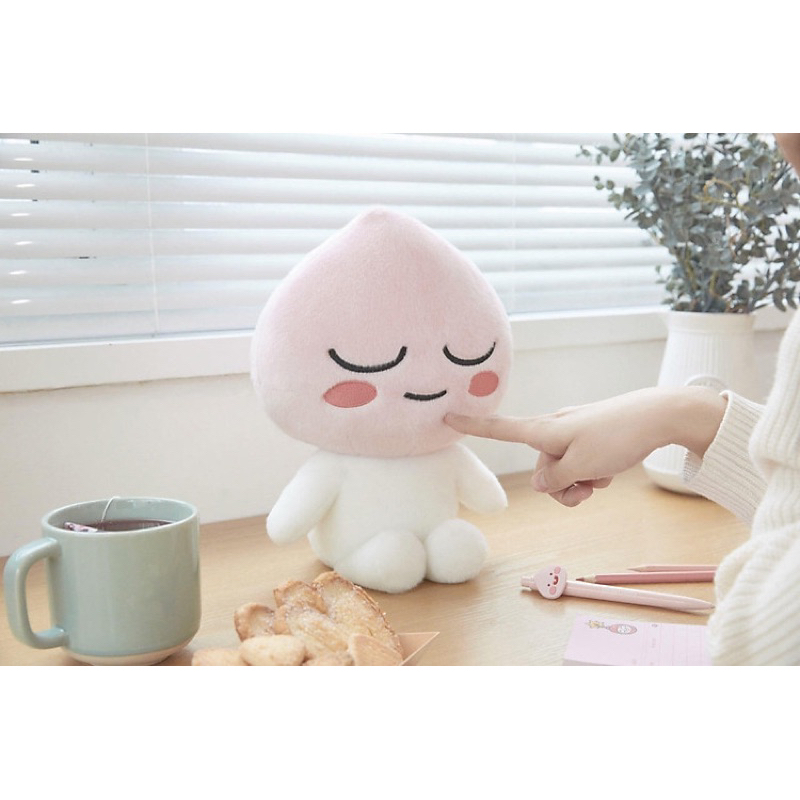 [Apeach Classic Kakao friends] gấu bông đào lông mượt cổ điển chính hãng
