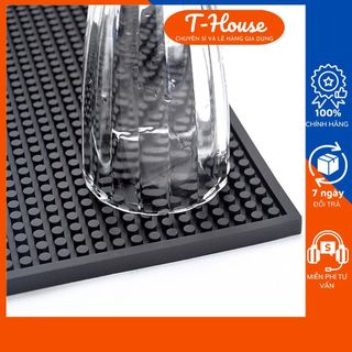 Thảm lót cao su quầy Bar, thảm úp ly chống trượt 45 x 30 cm Cao Cấp Loại 1