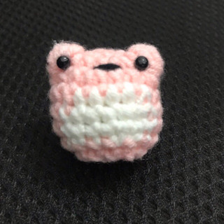 Móc khoá len ếch mini handmade-quyenvanshop