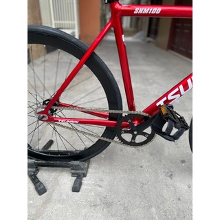 Khung fixed gear tsunami snm100 MÀU ĐỎ MẬN