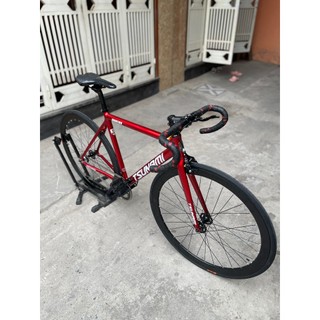 Khung fixed gear tsunami snm100 MÀU ĐỎ MẬN