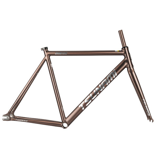 Khung fixed gear tsunami snm100 MÀU NÂU