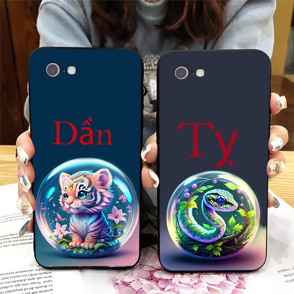 Ốp lưng Iphone 6 / ip 6S / 6 Plus / 6S Plus / ip 7 / ip 8 in hình 12 con giáp dễ thương
