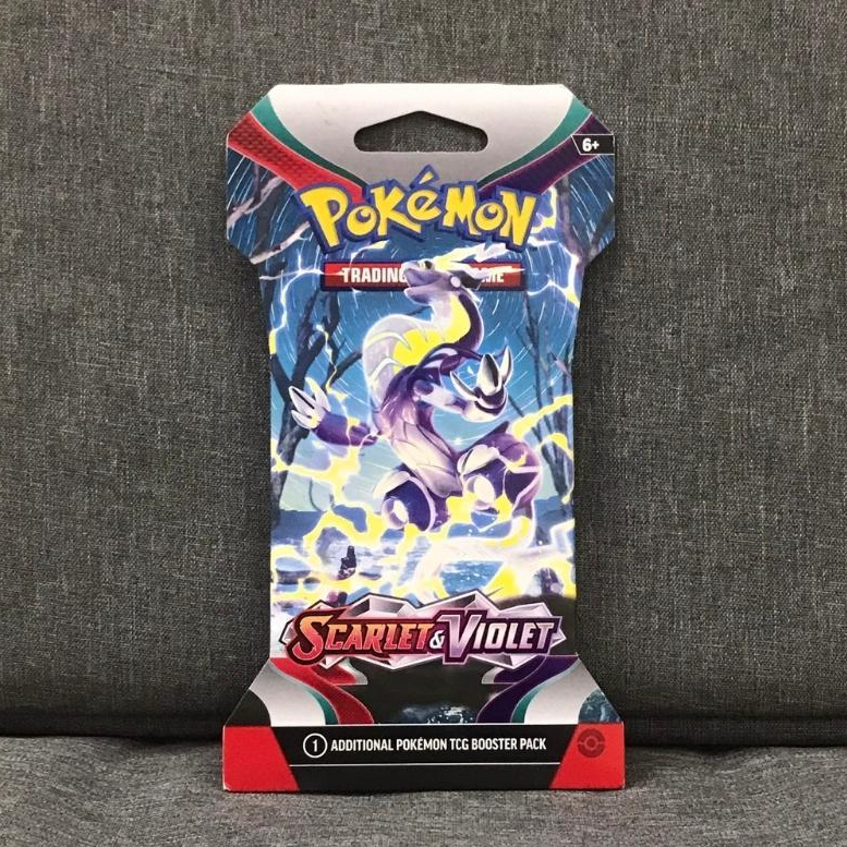 Gói bài Scarlet & Violet Sleeved Booster Pack chính hãng - Túi thẻ lẻ Pokemon TCG tiếng Anh
