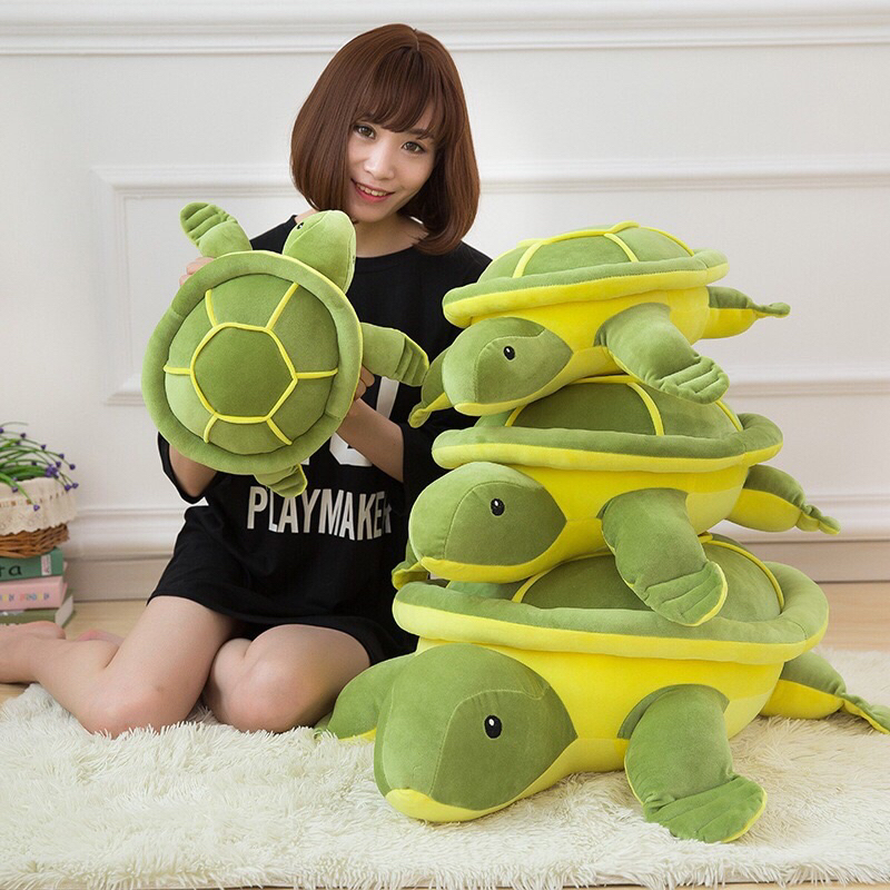 Rùa Bông Vải Nhung Siêu Mềm Mịn Quà Tặng Đồ chơi rùa bơi Gấu Bông hình Con Rùa Cao Cấp