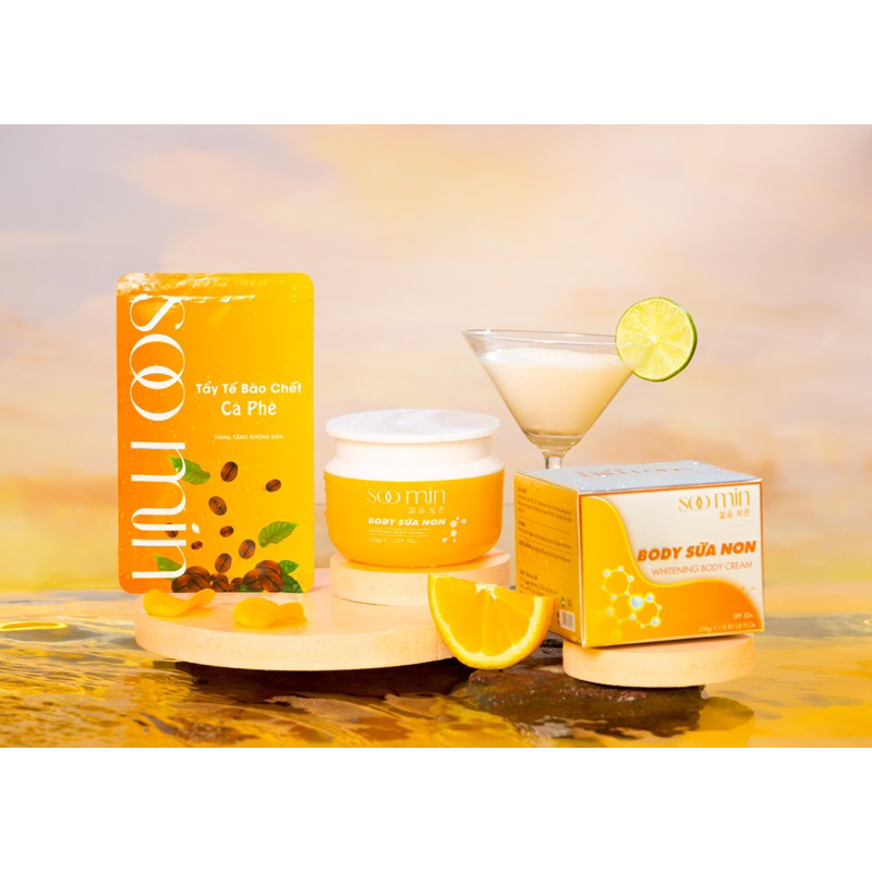 Kem body sữa non Soo Min 250g