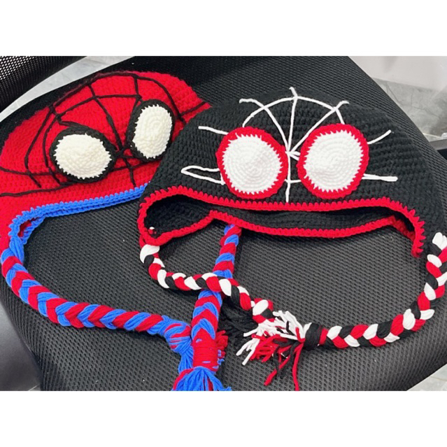 Nón len spiderman ( ảnh thật )