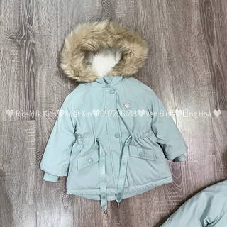 Áo khoác parka GJ màu xanh xuất dư xịn