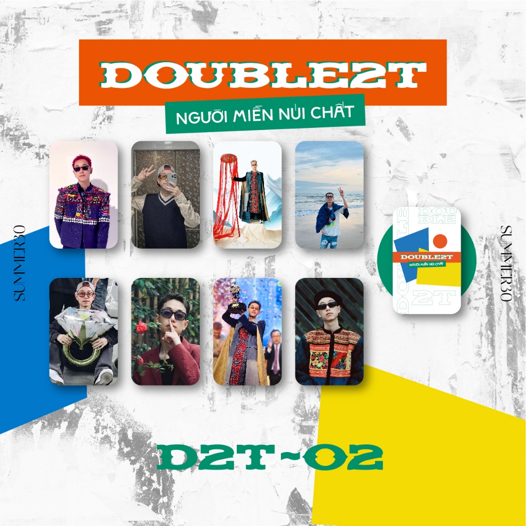 - SẴN Set 8 card bo góc Double2T fanmade