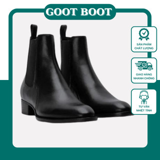 Giày boot Chealsea Boot Tăng Chiều Cao 3cm Tặng Lót Tăng Chiều Cao