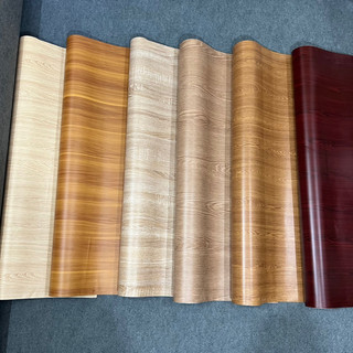 Giấy dán tường vân gỗ, có keo sẵn