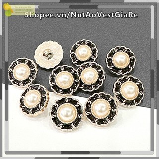 Set nút áo  bông hoa size 1.3cm, 1.5cm, 1.8cm va 2cm