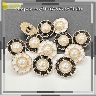 Set nút áo  bông hoa size 1.3cm, 1.5cm, 1.8cm va 2cm