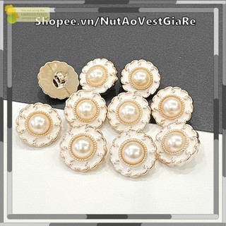 Set 10 nút hoa làm vest 2 size 1.8cm va 2cm